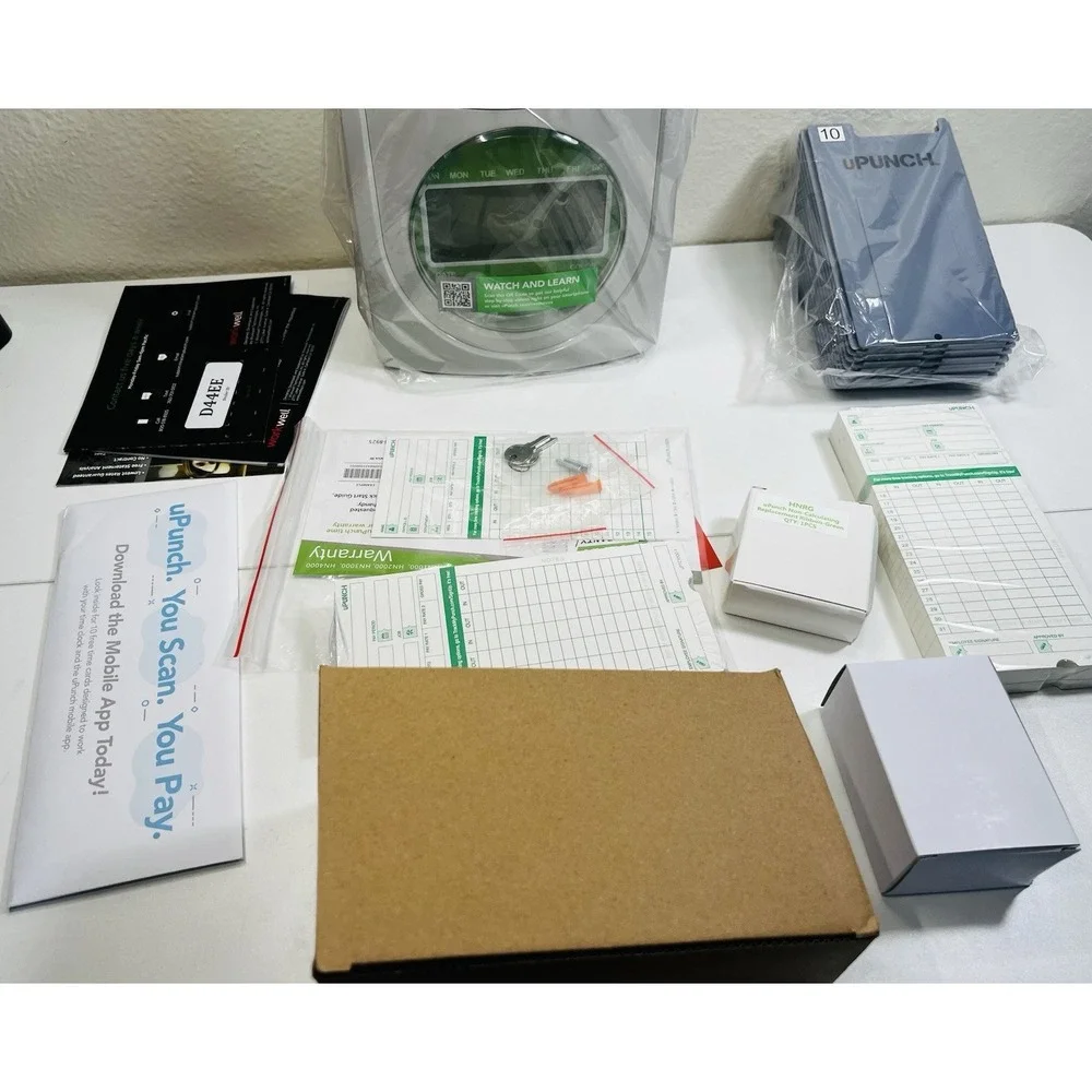 uPunch HN3500 Electronic Time Clock Non-Calculating | Small Business Punch Clock